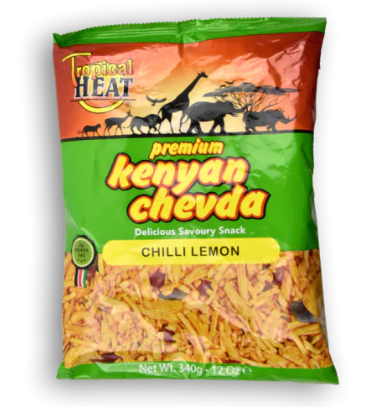TROPICAL HEAT Premium Kenyan Chevda Chilli Lemon 12 OZ